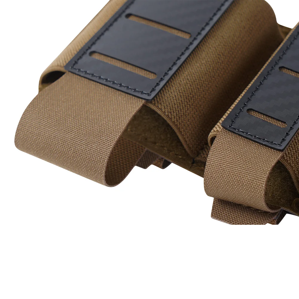 Bolsa de cintura táctica fibra carbono liberación rápida - imagen 4