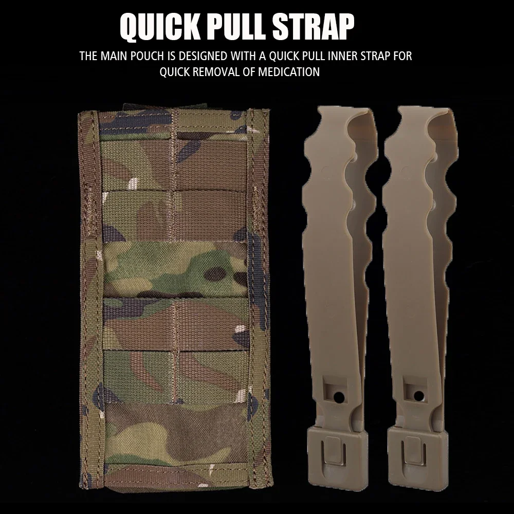 IFAK táctico con tijera EMT y torniquete médico – Bolsa Molle - imagen 4
