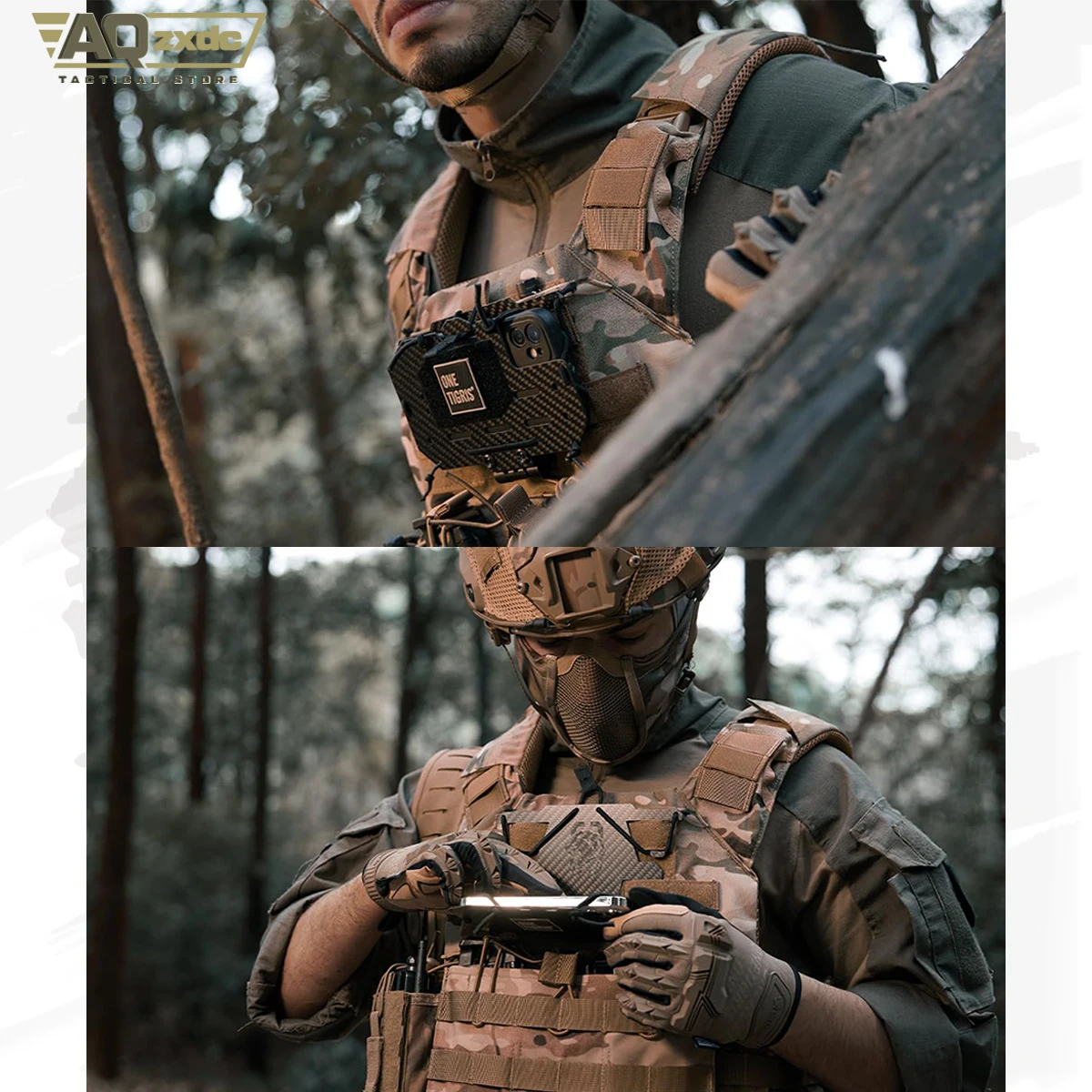Anclaje MOLLE del soporte
