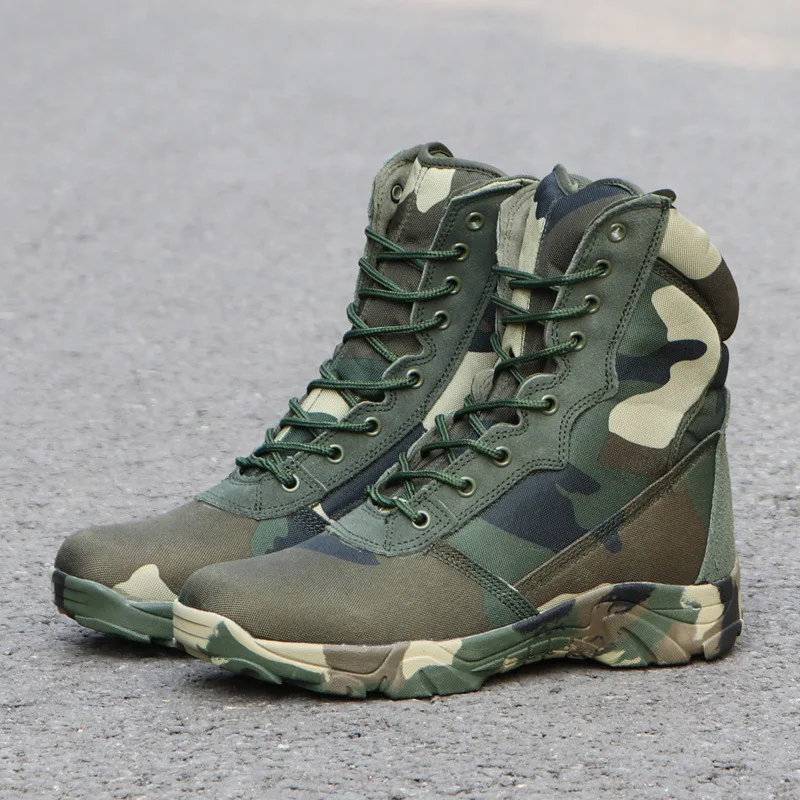 Botas tácticas hombre impermeables de combate estilo desierto - imagen 3