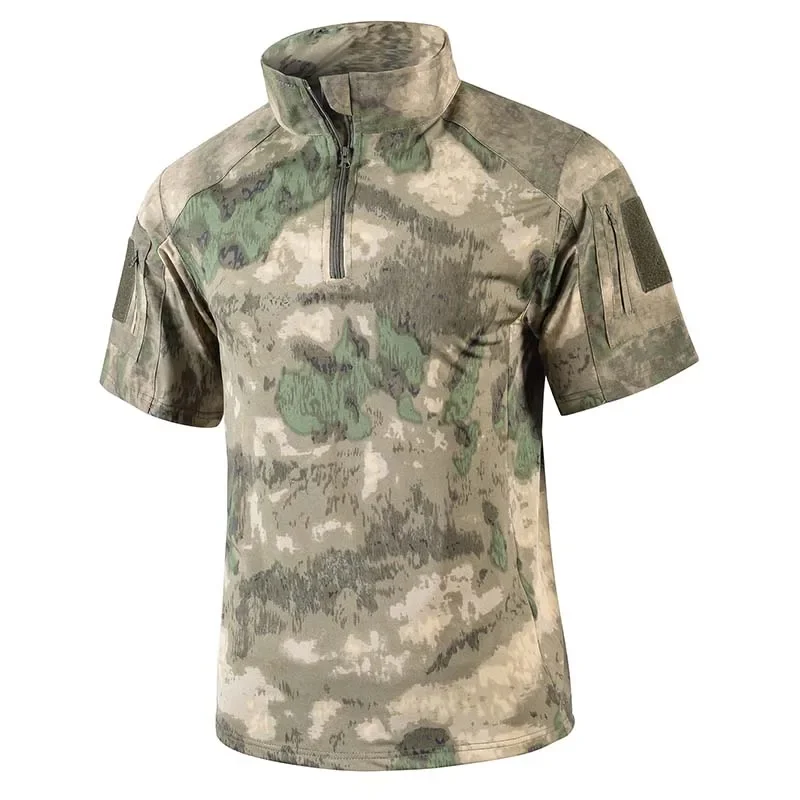 Camisa táctica exterior con cremallera hombre manga larga robusta - imagen 2