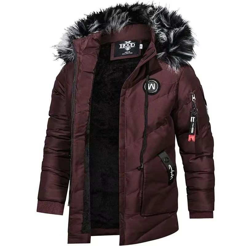 Parkas de invierno para hombre alta calidad chaqueta cortaviento - imagen 4