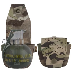 Bolsa porta granadas MOLLE táctica SS estilo SPUD multifunción