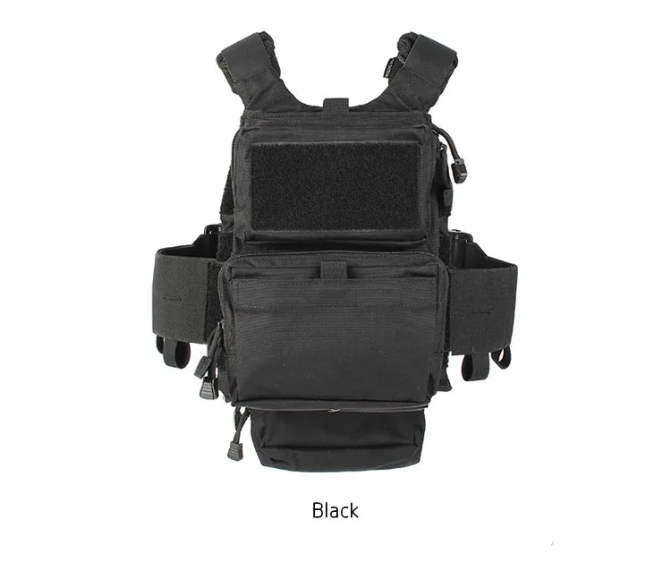 Interior del chaleco con sistema de velcro