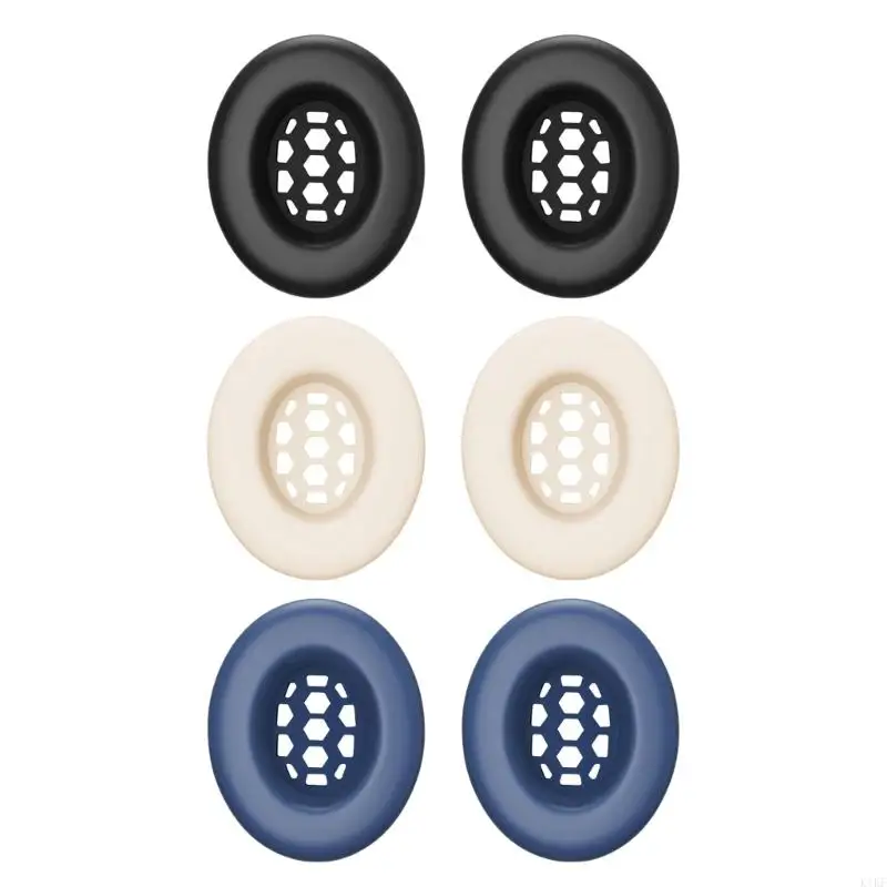 Almohadillas de silicona para auriculares EH500 en color negro y dorado