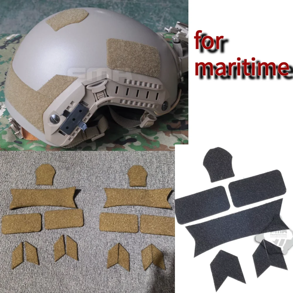 Parche táctico velcro BISU3 para casco Devil marítimo - imagen 3