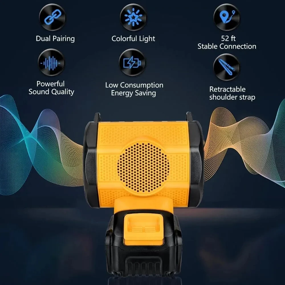 Altavoz con luces RGB de ambiente