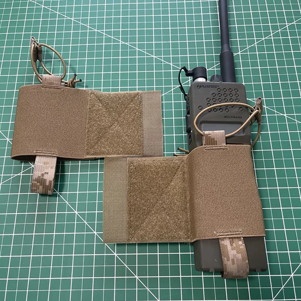 Montaje de la bolsa en chaleco táctico