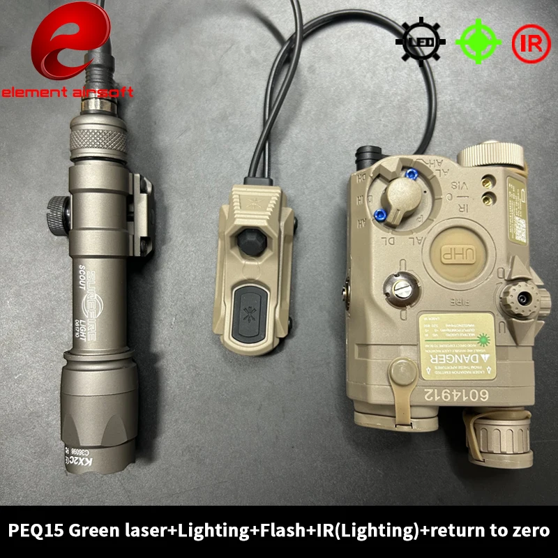 PEQ-15 láser táctico – Dispositivo puntería visible e infrarrojo - imagen 4
