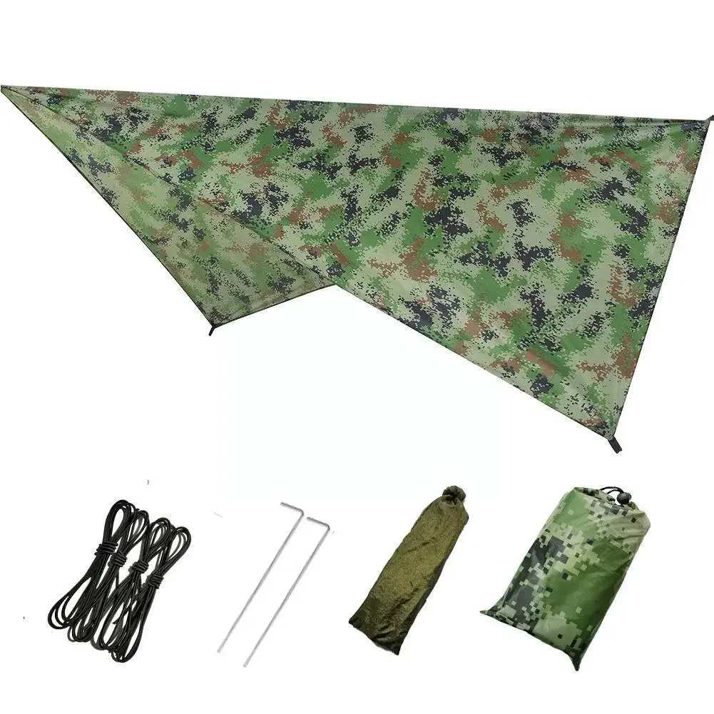 Tarp camuflaje militar impermeable camping supervivencia exterior - imagen 2