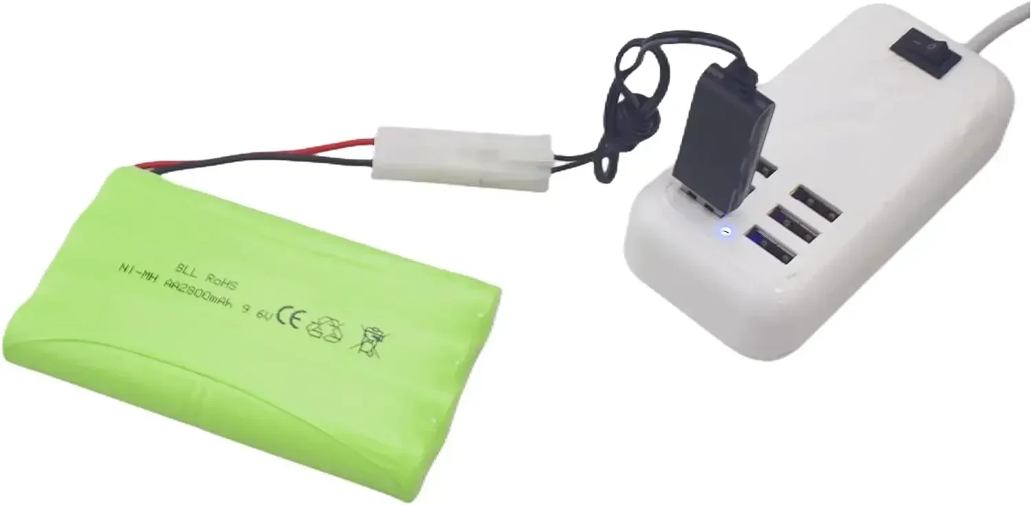 Batería NiMH AA con conector Tamiya para vehículos teledirigidos - imagen 2