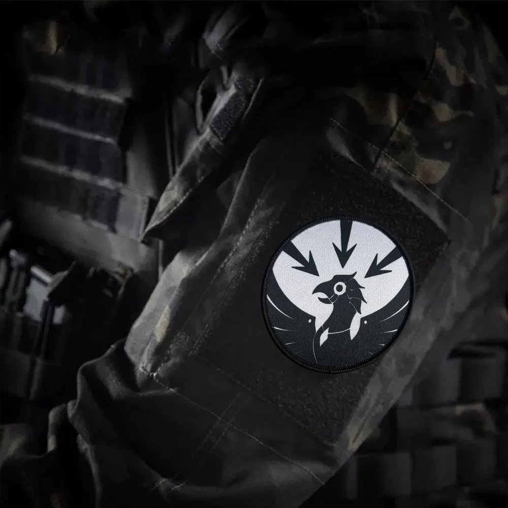 Enfoque del motivo tipo insignia