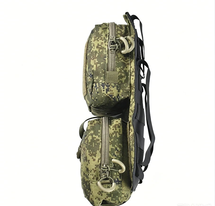 Chaleco táctico EMR Little Green Man nailon, respaldo extraíble
