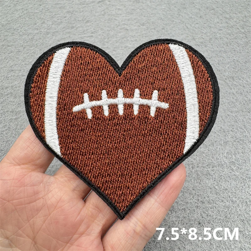 Parche bordado Rugby termoadhesivo para ropa sombreros mochila DIY