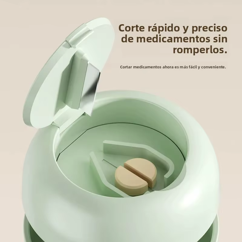 Molinillo de pastillas multifuncional para triturar y dosificar