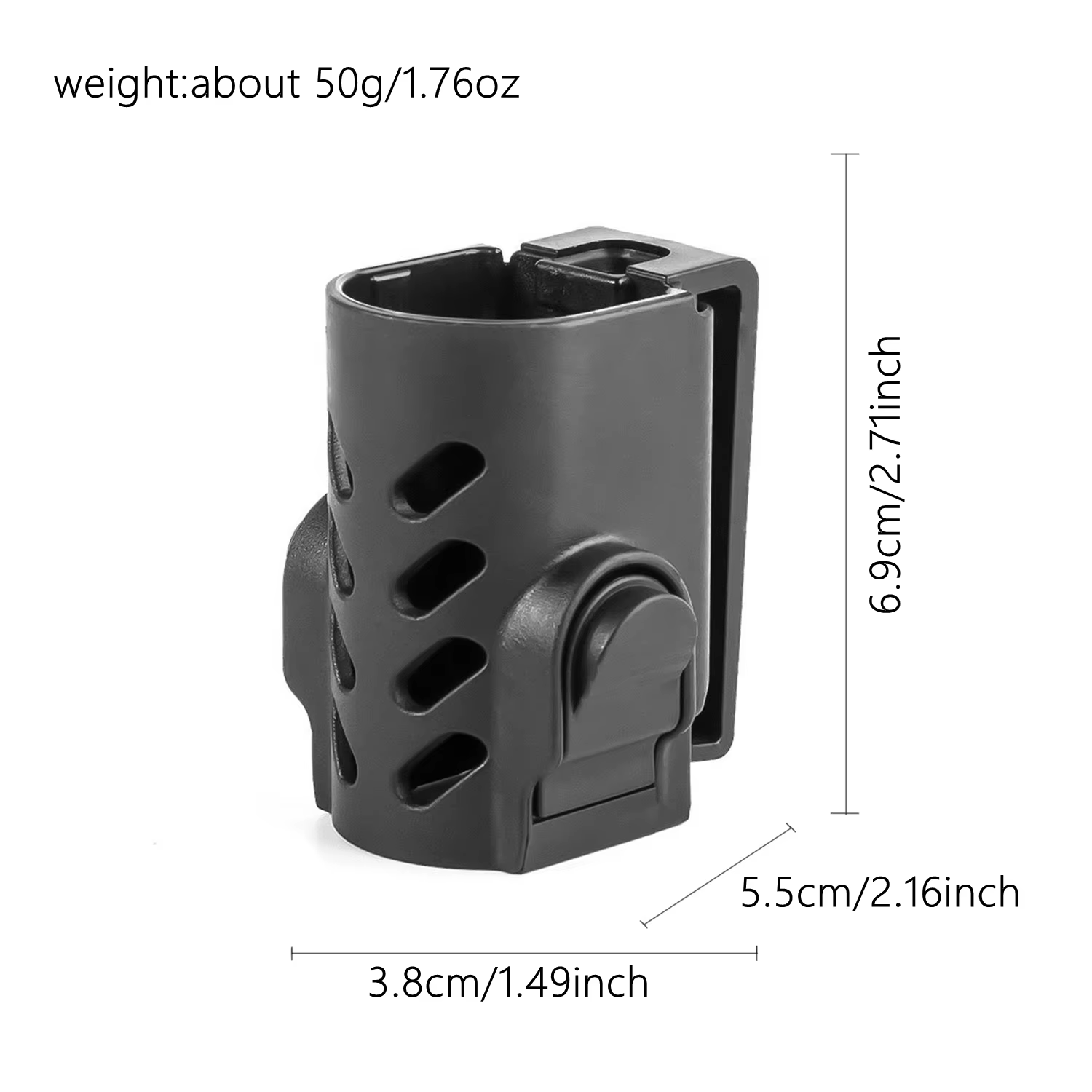 Funda para linterna tactica universal para cinturon de servicio - imagen 2