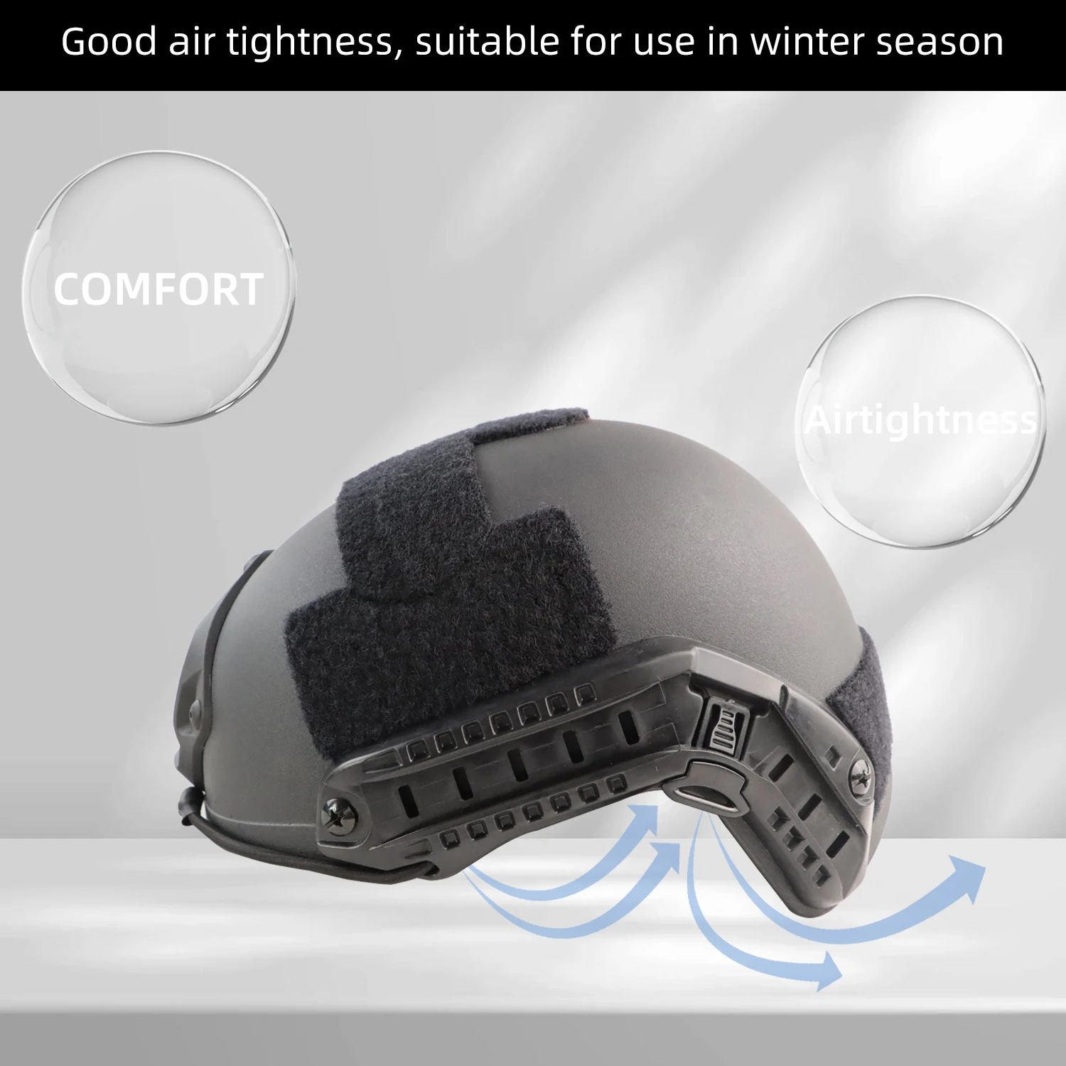 BOOIU Casco táctico ABS para Airsoft – Resistente y protector - imagen 5
