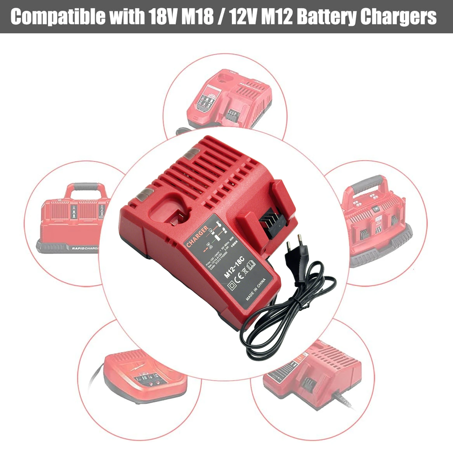 Milwaukee cargador rápido multivoltaje doble puerto - imagen 4