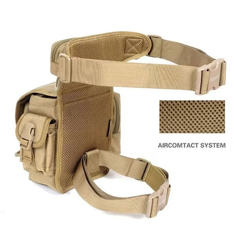 Bolsa de pierna táctica MOLLE nylon ripstop outdoor - imagen 2
