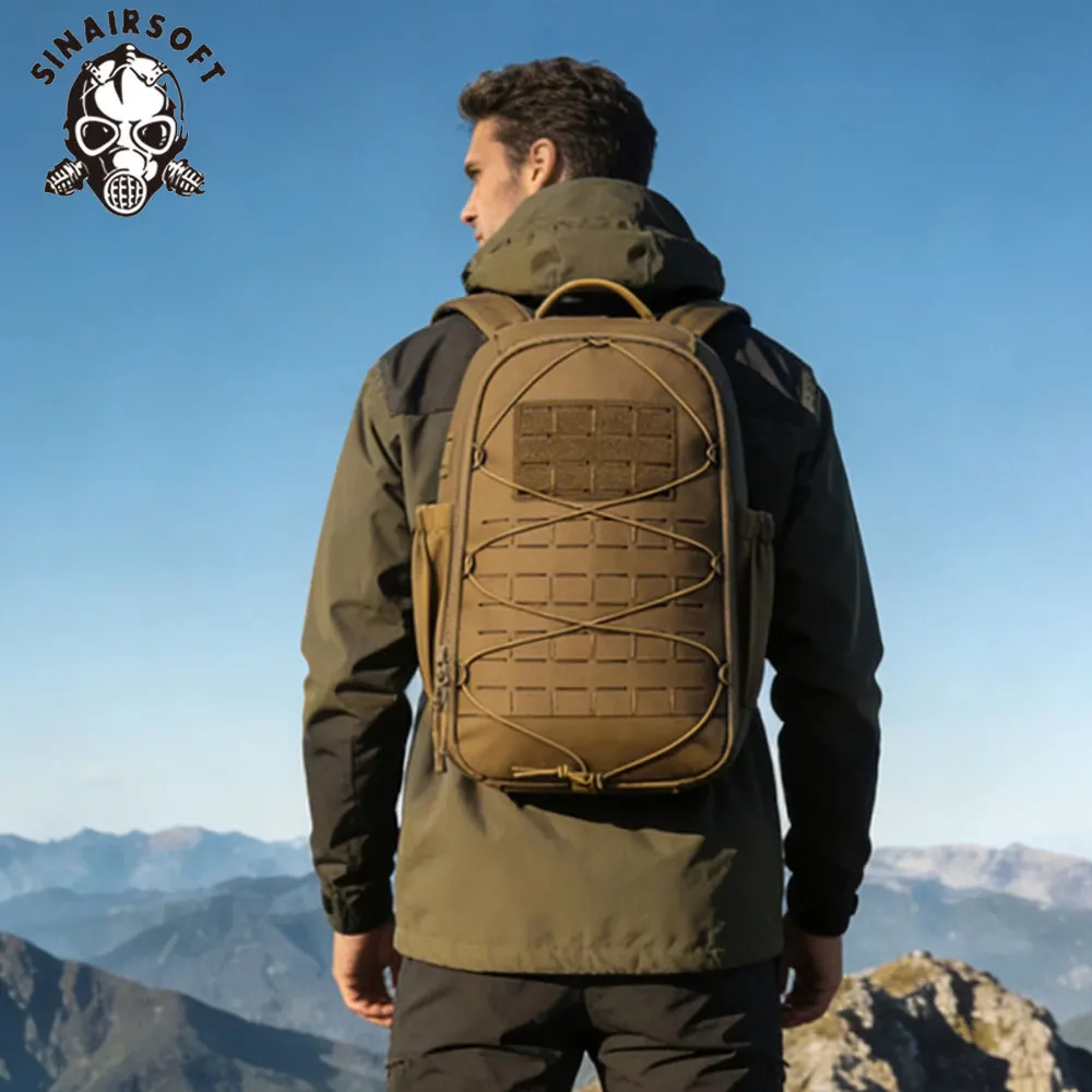 Mochila táctica MOLLE impermeable de nylon desmontable multicapa - imagen 4