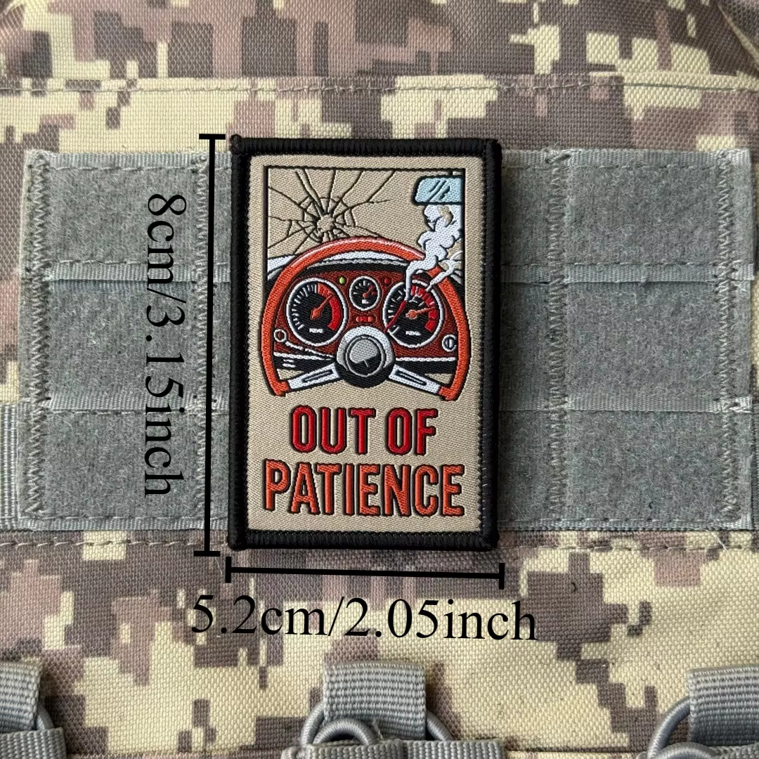 Parche de insignia con acabado imprimido