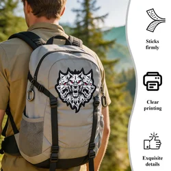 Parche bordado perro de tres cabezas – Insignia táctica termoadhesiva