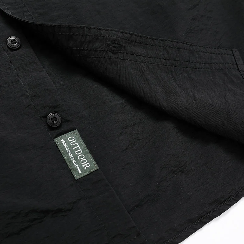 Camisa senderismo pesca AUKUPKEE tela resistente