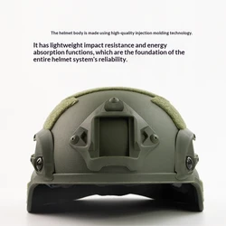 MICH 2000 casco táctico infantil con rieles para airsoft