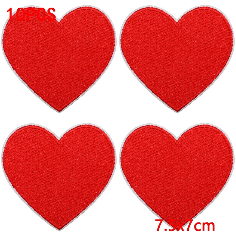 Parche táctico termoadhesivo bordado estrella corazón lazo lentejuelas - imagen 2