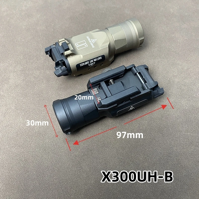 Linterna táctica SureFire para riel Picatinny, luz de arma - imagen 5
