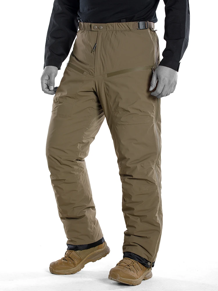 Pantalones tácticos impermeables polar grueso con cremallera carga - imagen 3