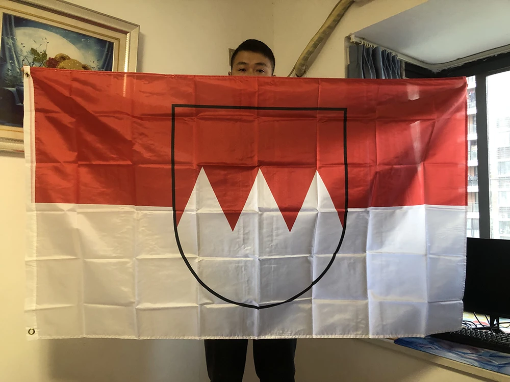 Bandera de Franconia para decoración en poliéster colgante 90x150