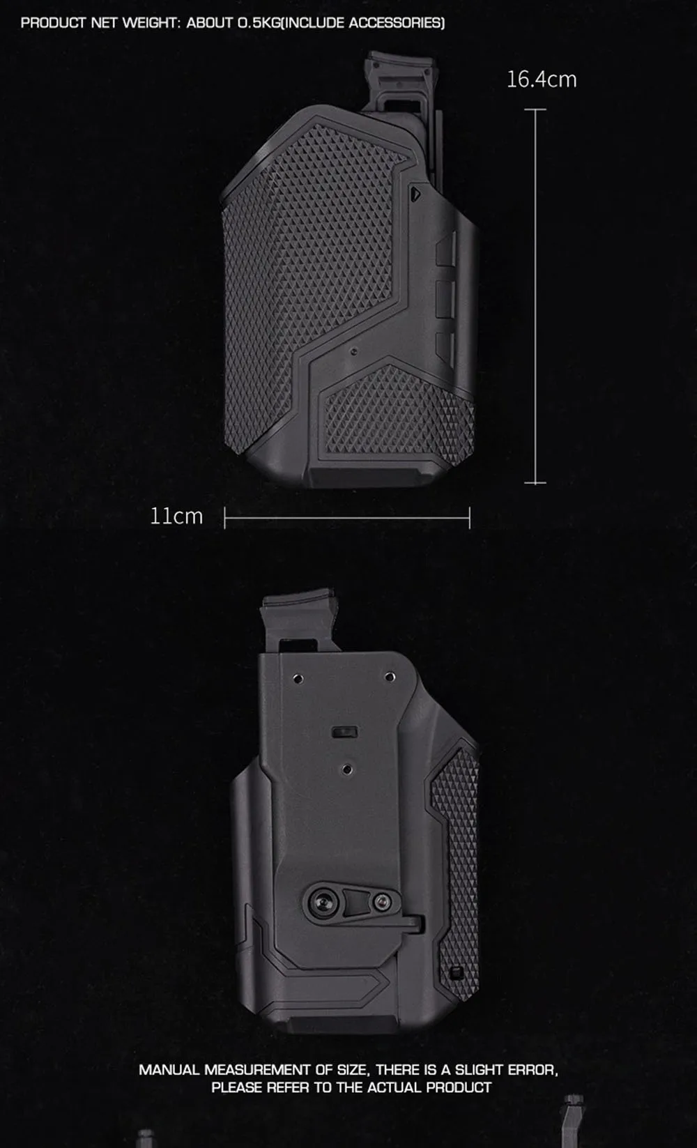 Funda táctica vista general