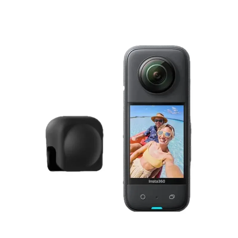 Insta360 X5/X4 – Funda de silicona antiarañazos para lente - imagen 2