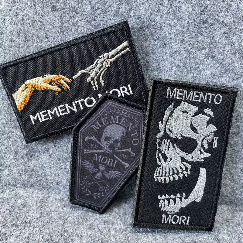 MORI Parche táctico calavera velcro para mochila - imagen 2