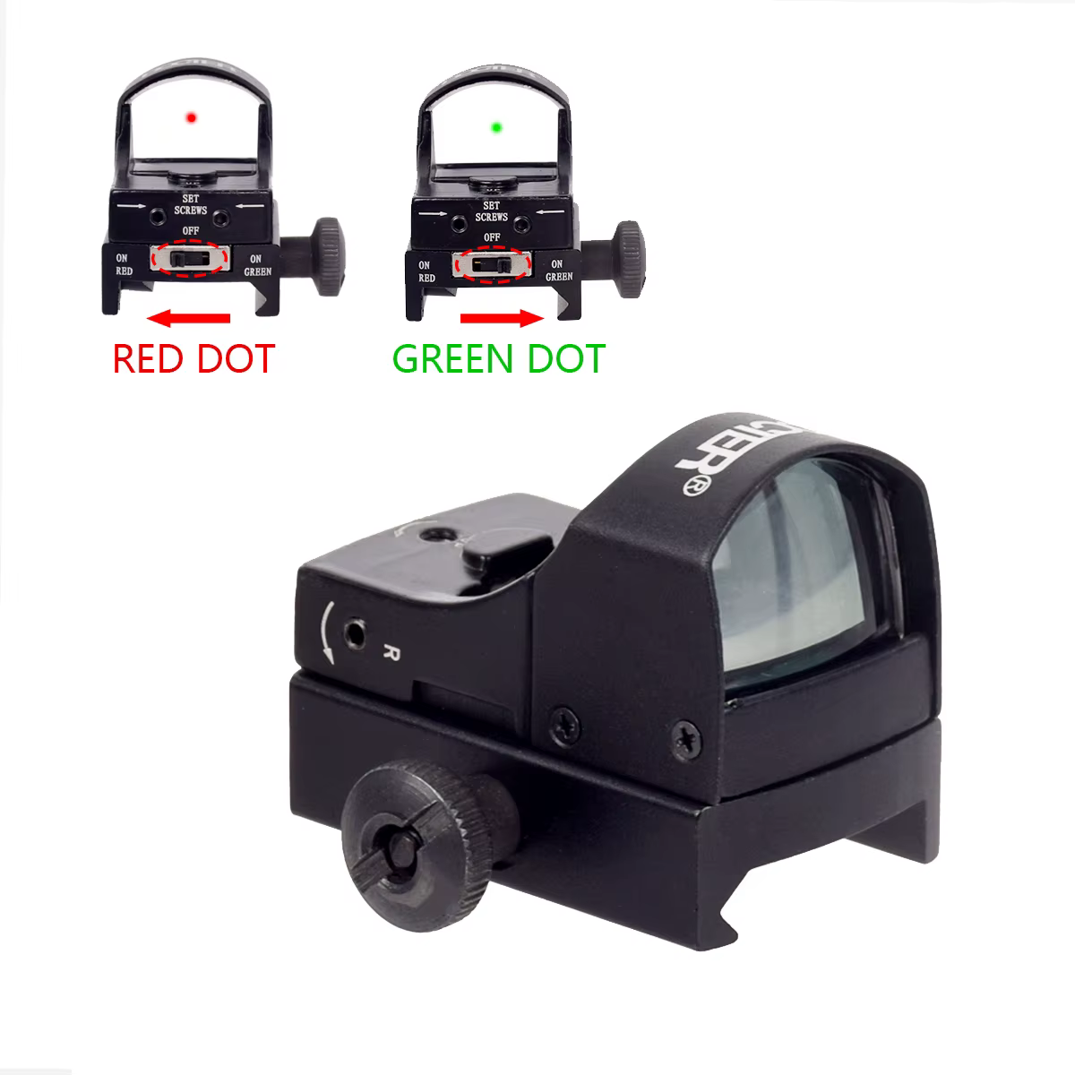 Mira MINI Red Dot compacta