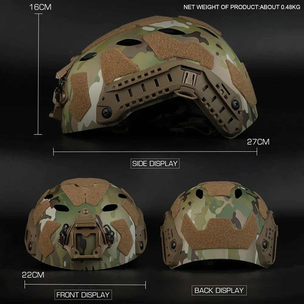 Casco táctico Ops-Core Fast SF Airsoft – Protección facial de alta densidad - imagen 2