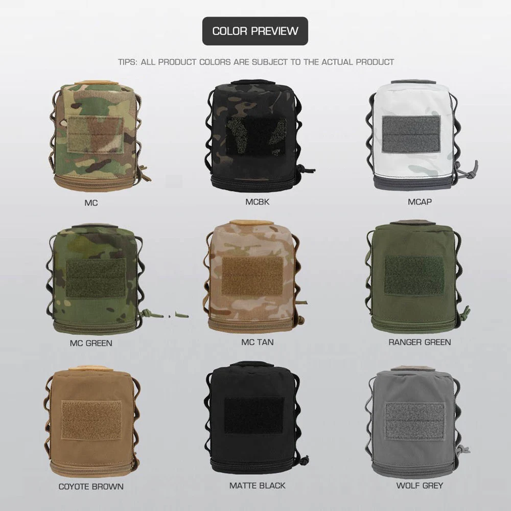 Funda táctica para tanque de gasolina camuflaje protector portátil - imagen 3