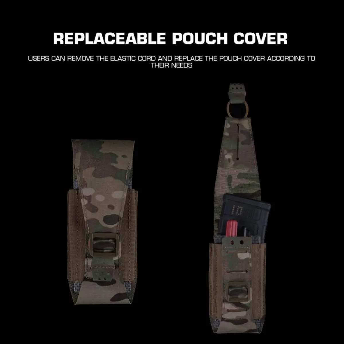 Funda WG Molle para cargador rifle 5.56 y SMG MP5 - imagen 2