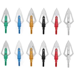 Puntas de flecha caza 100 grains aluminio – Cabezas anchas para arco táctico