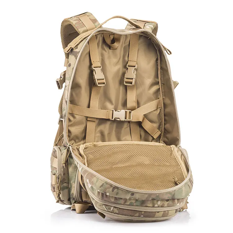 Yakeda Mochila táctica de senderismo camuflaje en nylon resistente - imagen 4