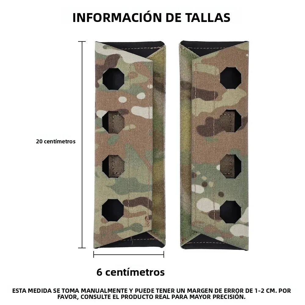 SINAIRSOFT Almohadillas tácticas para hombros Airsoft y chaleco - imagen 2