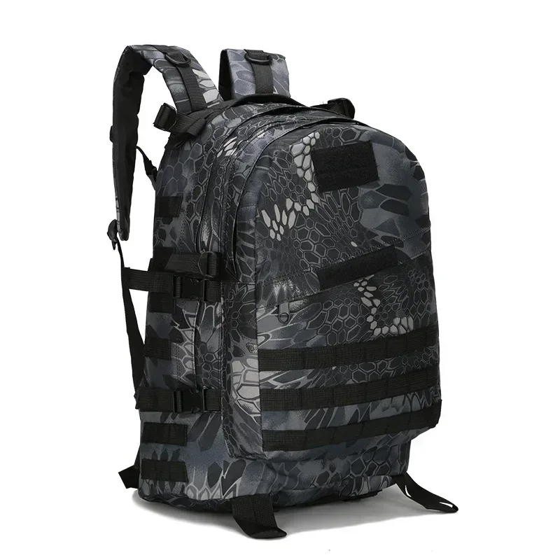 Mochila táctica 45L MOLLE camuflaje para expediciones trekking camping - imagen 4