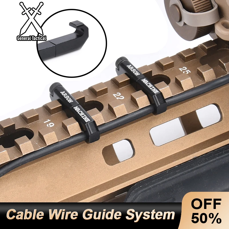 WADSN Tactical AM sistema guiado cables para riel Picatinny