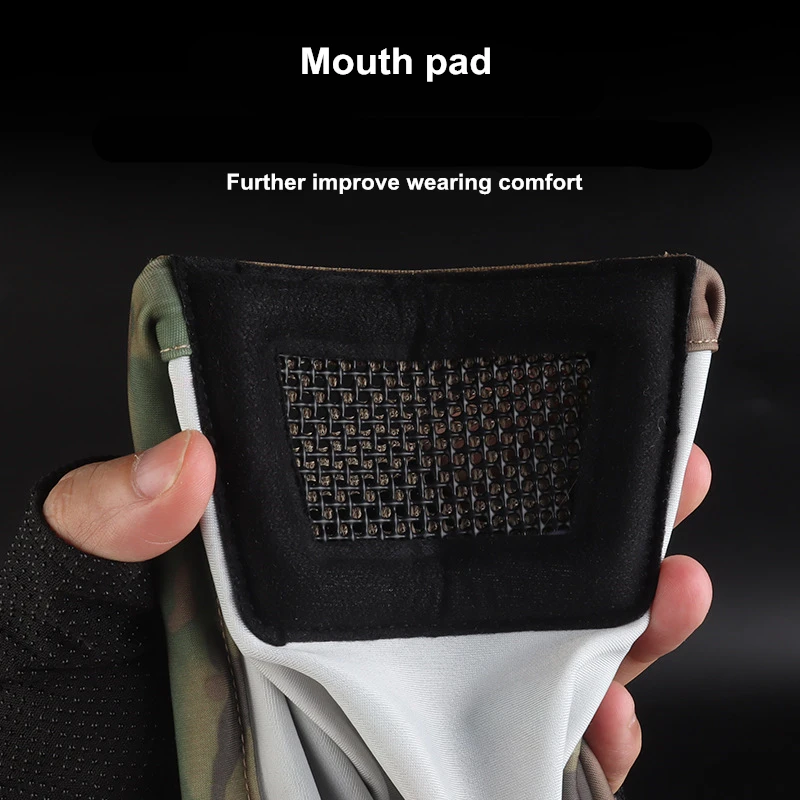 Máscara facial táctica pliable para tiro y pesca - imagen 4