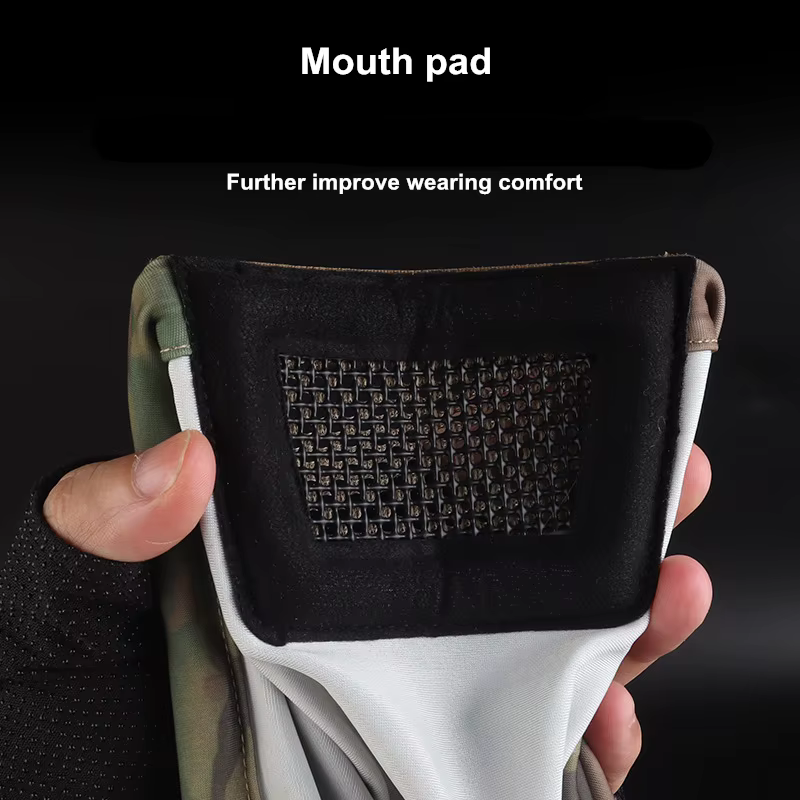 Máscara facial táctica pliable para tiro y pesca - imagen 4