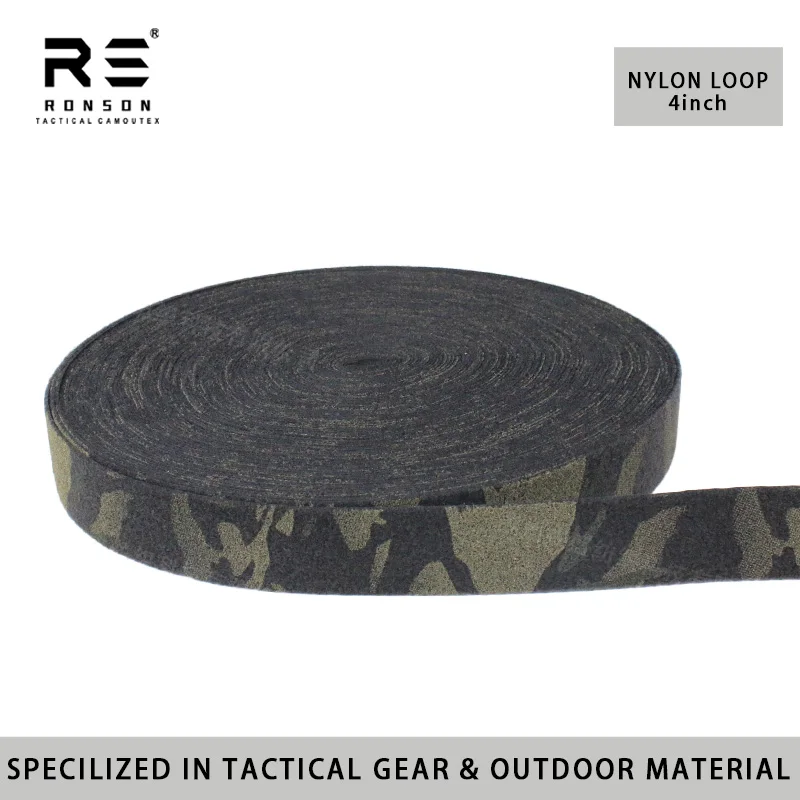Correa de sujeción táctica en nailon camuflaje negro MC duradera - imagen 2