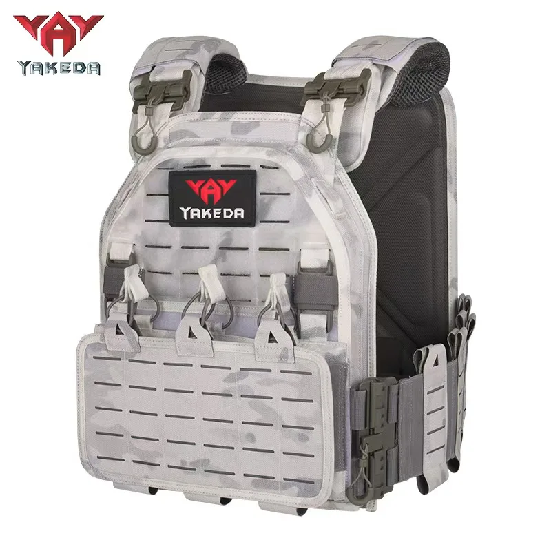 Chaleco táctico YAKEDA portaplacas cagutable resistencia combate - imagen 5