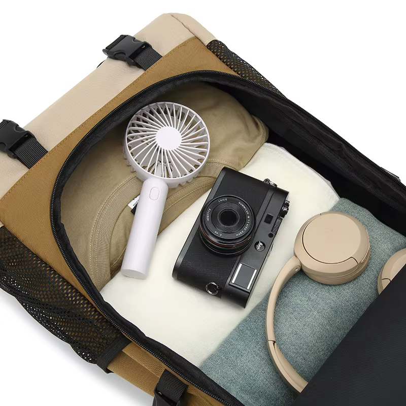 Mochila táctica acampada montaña – Bolsa enrollable multibolsillos - imagen 3
