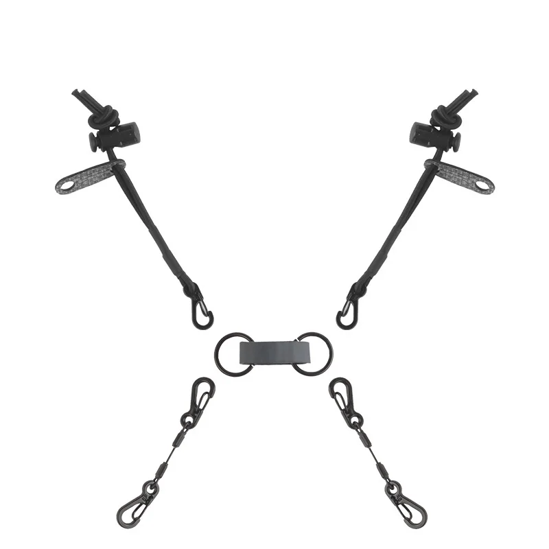 Cuerda NVG elástica ajustable anti-pérdida para casco FAST - imagen 4
